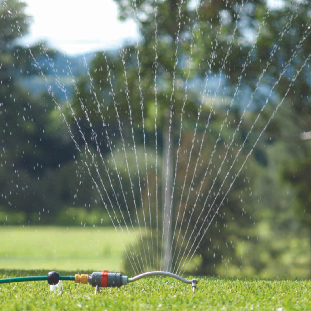 Sprinklers are required to water your lawn